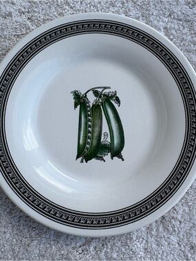 Pfaltzgraff Farmers Market Vintage Salad Plate Green Pea Pod